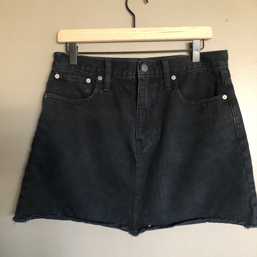 Black Madewell Jean Skirt 🦇